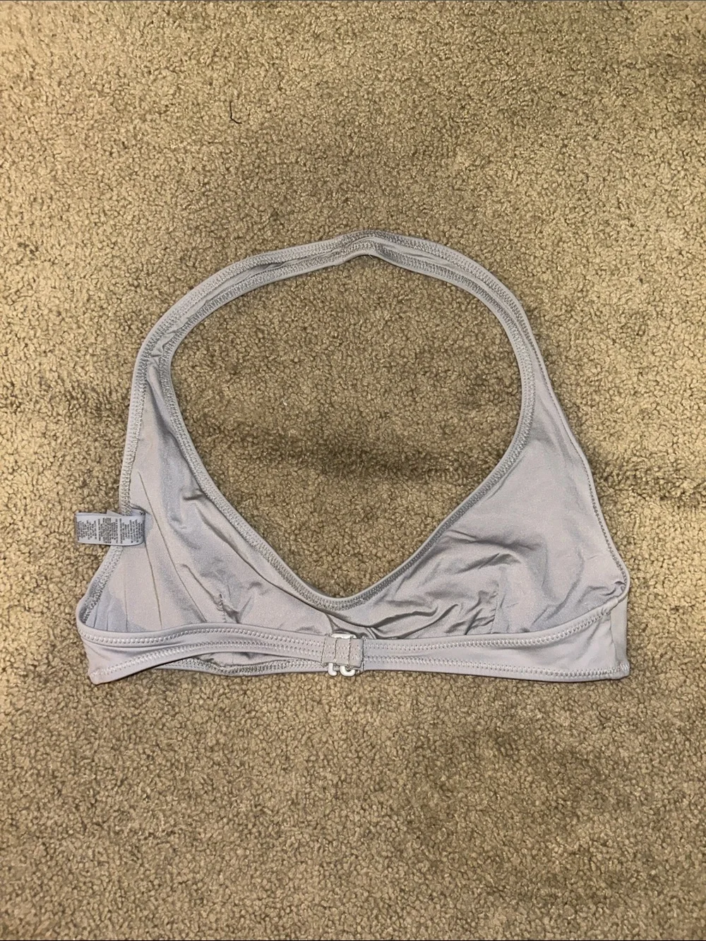 NWOT SKIMS Scoop Neck Bikini Top - Light Gray